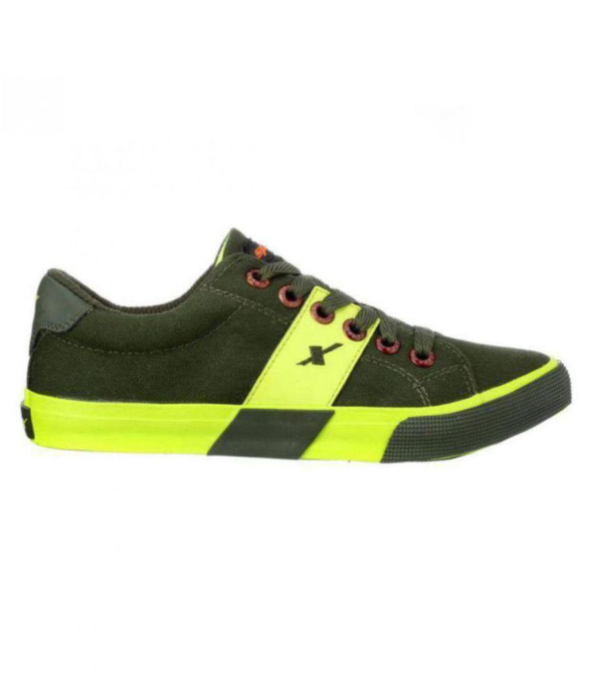 Sparx SM 215 Olive Green Running Shoes 