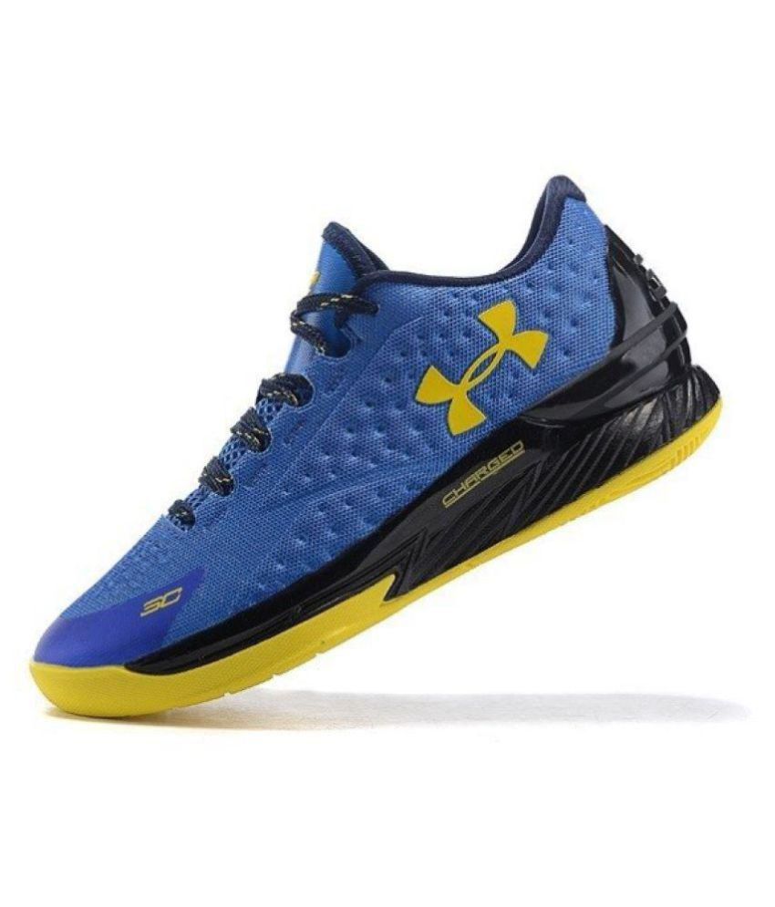 Under Armour Men's Stephen Curry 1 Low Blue Running Shoes - Buy Under ...