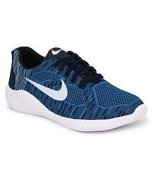Running Shoes for Men: Sports Shoes For Men UpTo 87% OFF at Original NIKE AIR MAX 1 ULTRA FLYKNIT 87 Sports Shoes Sneakers Blue White