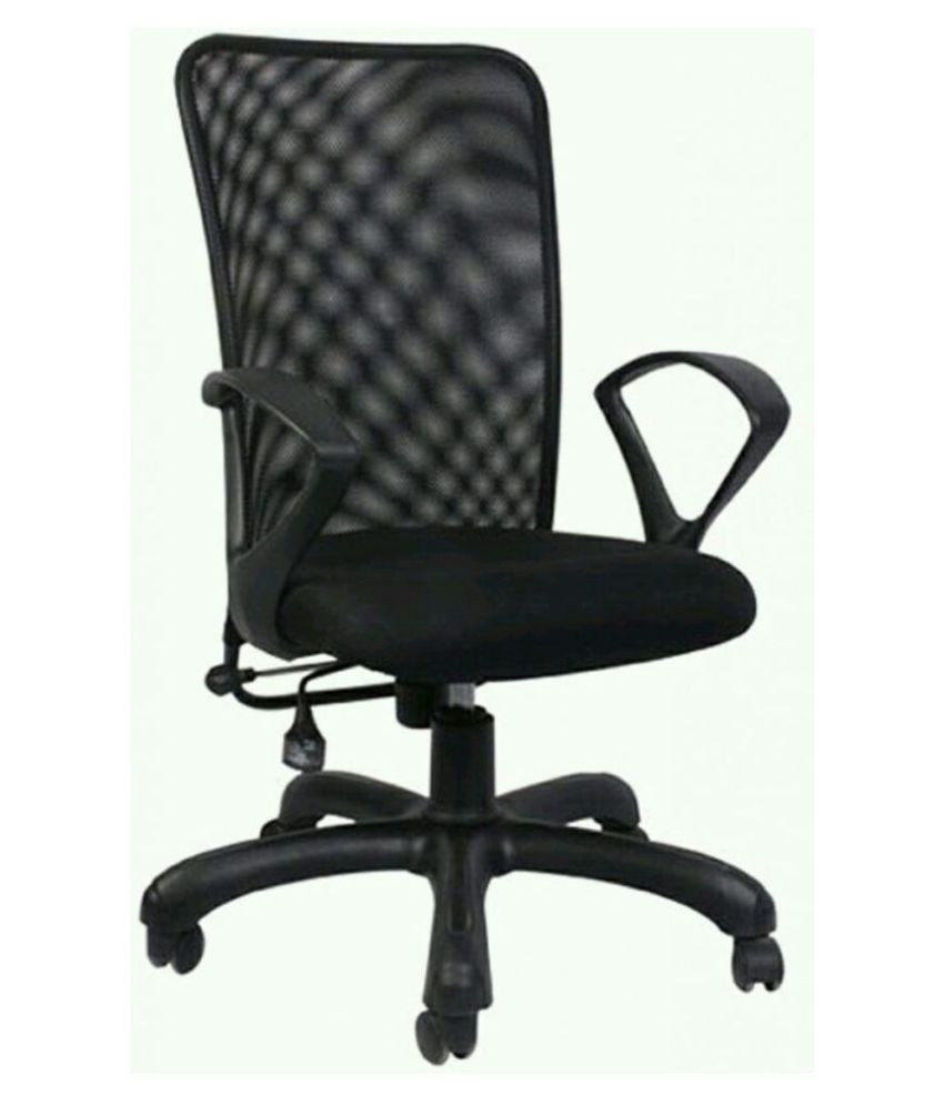 Mesh Net Chair With High Back Revolving Office Chair Black ...