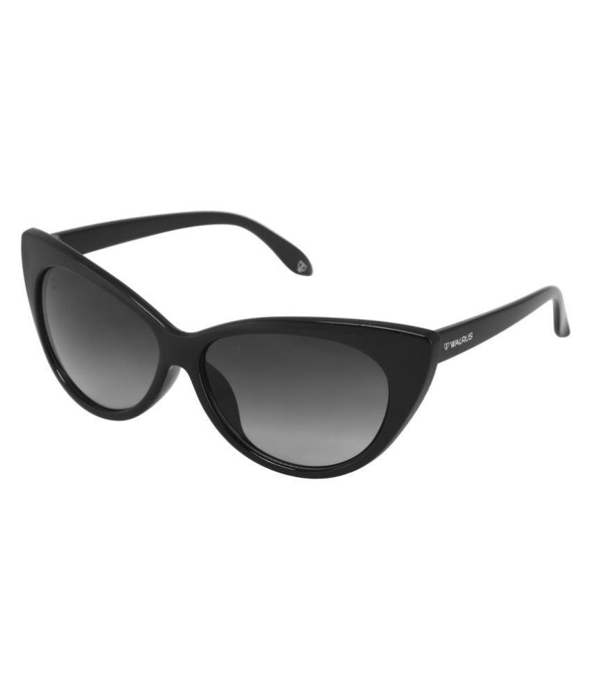     			Walrus - Black Square Sunglasses ( WS-NINA-020202D )