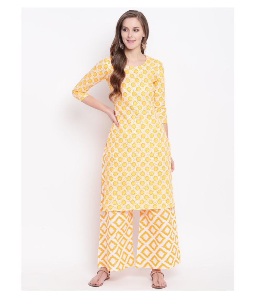 shirt style kurti with palazzo