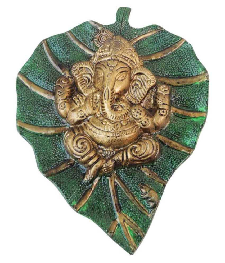     			Wall Hanging Antique Lord Ganesha OM Statue Hindu Dev Ganpati and Siddhivinayak God Sculputer Handicraft Idol Diwali Decorative Spiritual Puja Vastu