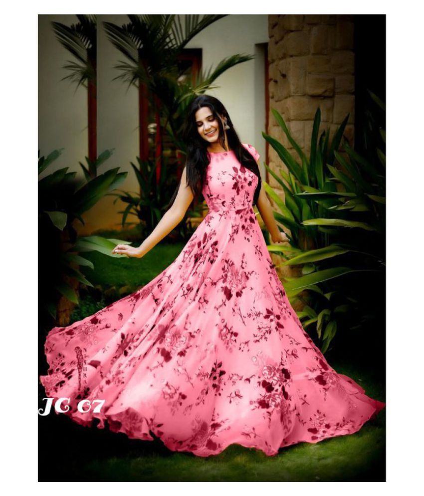 crepe gown india