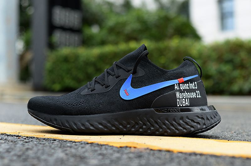 Download Nike Epic React Dubai Running Shoes Black: Buy Online at ...