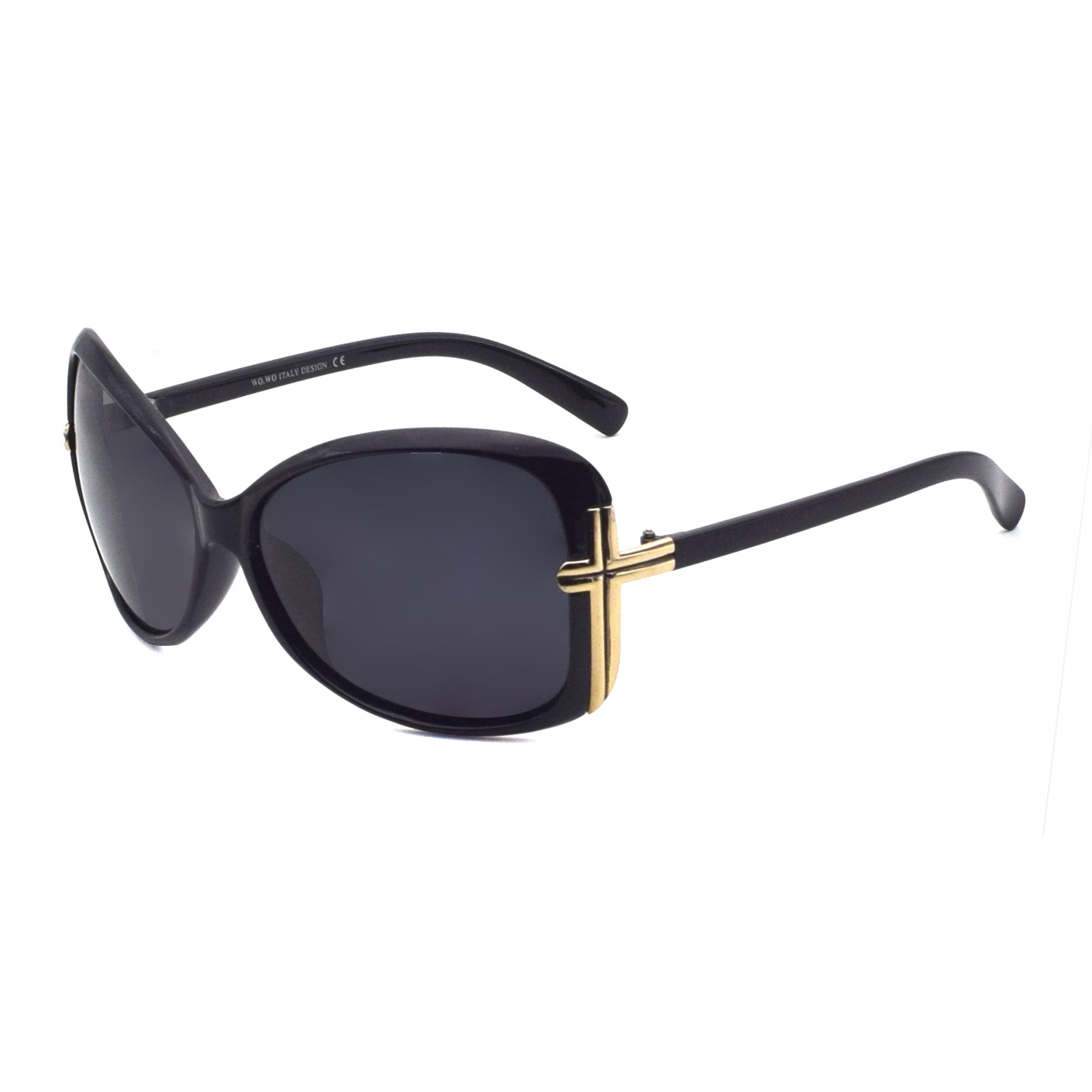     			Peter Jones - Black Oval Sunglasses ( Pack of 1 )