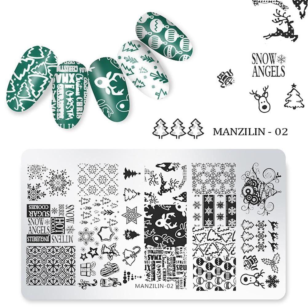 Diy Nail Art Stamping Template Xmas Image Plate Manicure Stencil Tools 2 Buy Diy Nail Art Stamping Template Xmas Image Plate Manicure Stencil Tools 2 At Best Prices In India Snapdeal
