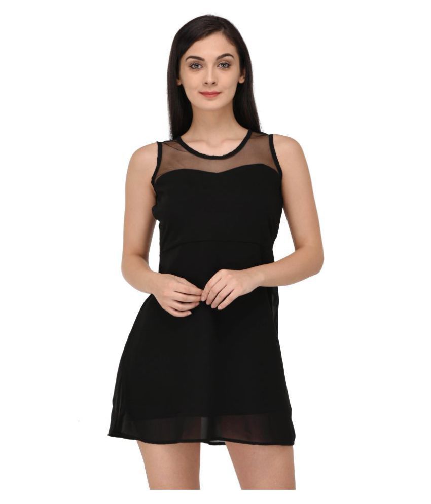 georgette black shirt