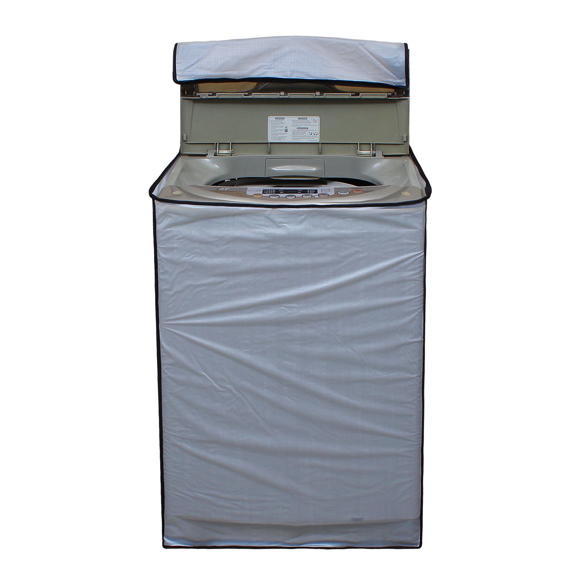 Dream Care Single Polyester Off White Washing Machine Cover for