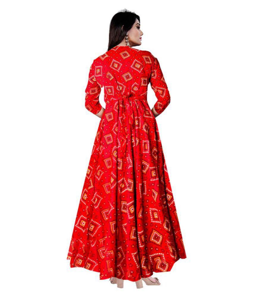 rayon full flair gown