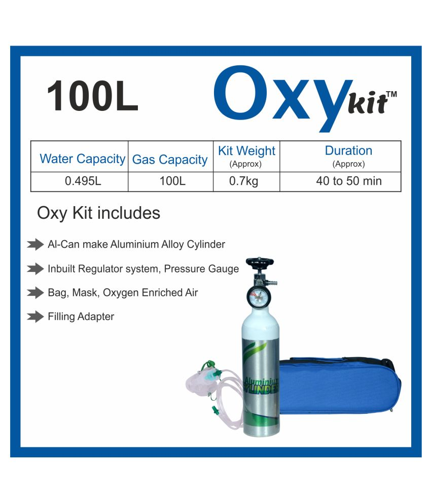 portable refillable oxygen cylinder