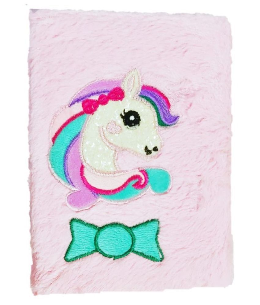 Priceless Deals Unicorn Soft Fur Diary For Girls Buy Online At