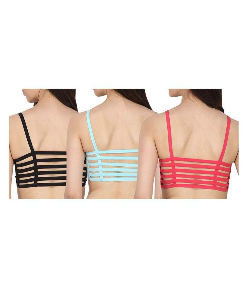     			Smooth & Style Cotton Lycra Shaping Bra - Multi Color