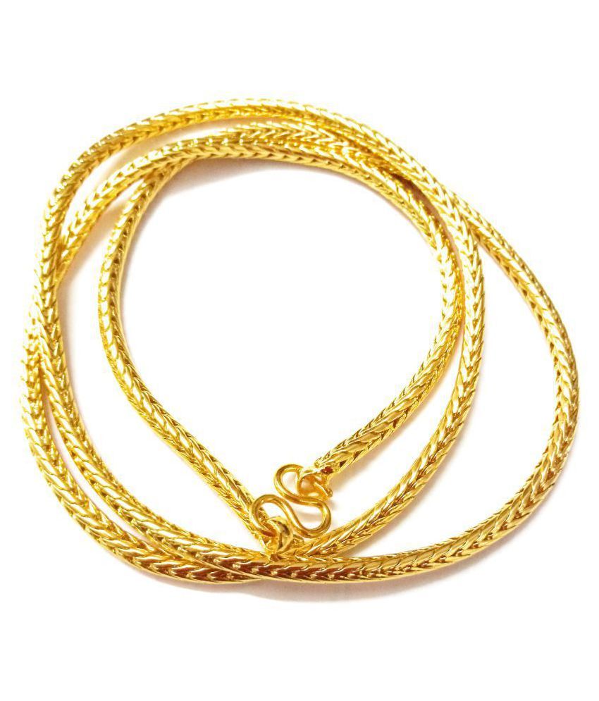 Sri Sai One Gram Gold Plated chain(24 