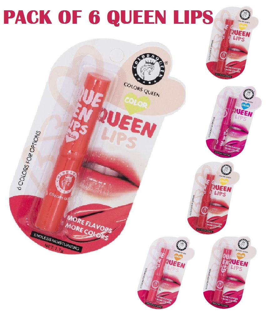 Colors Queen Lip Gloss Lip Balm Baby Lips Combo Pack of 6 Buy Colors