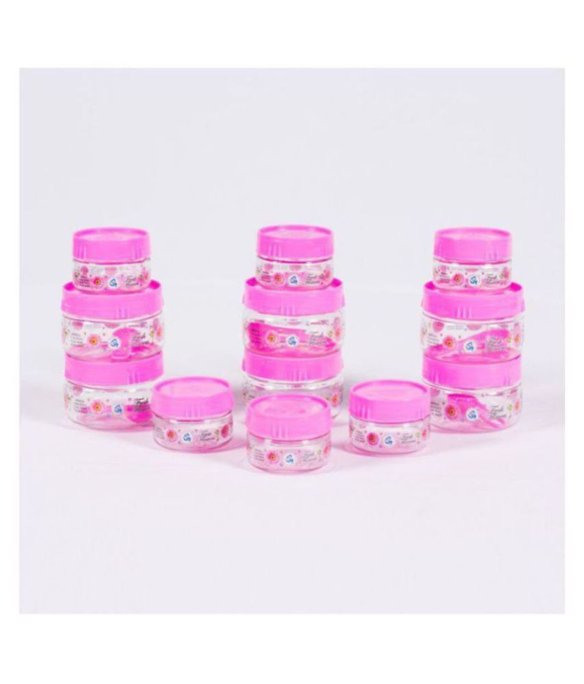 G Pet Print Magic Pink 12A PET Food Container Set of 12 150 mL