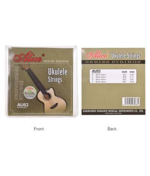 Cocoshope Alice Au02 Soprano Ukulele Ukelele Uke Strings Set B F D A Black Nylon 022 032 Buy Cocoshope Alice Au02 Soprano Ukulele Ukelele Uke Strings Set B F D A Black Nylon 022 032 Online At Best Price In India On