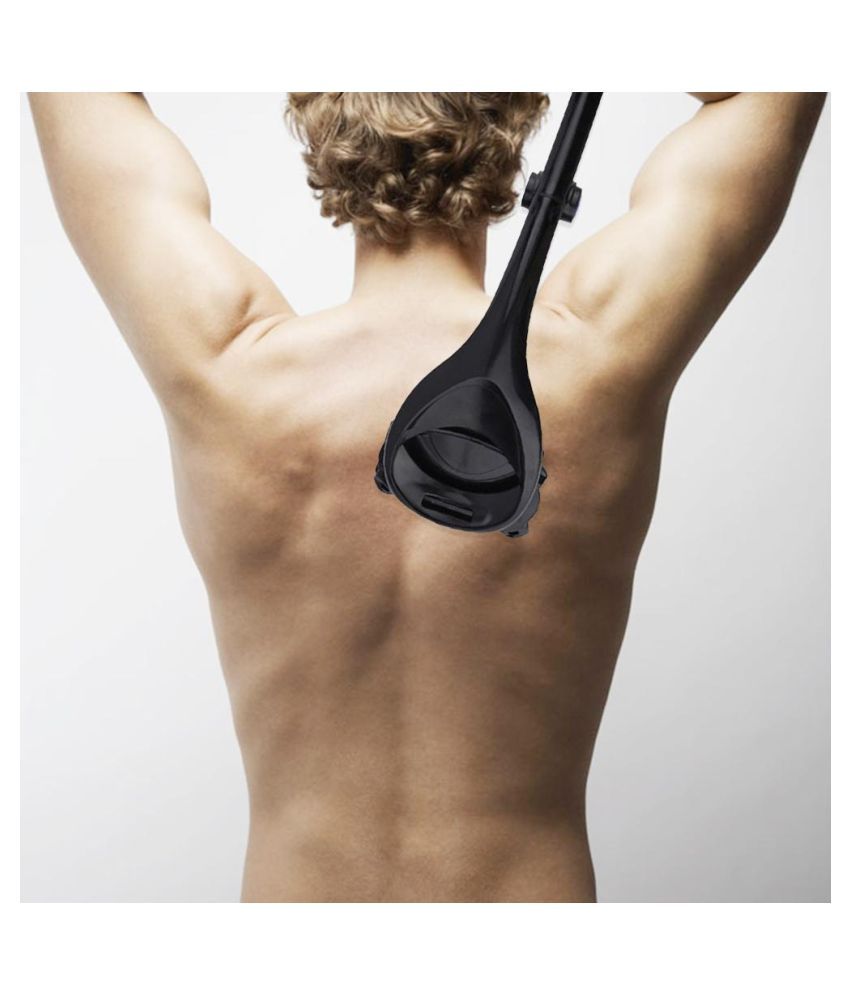 Long Handle Two Head Blade Back Hair Shaver Body Leg Hair Removal
