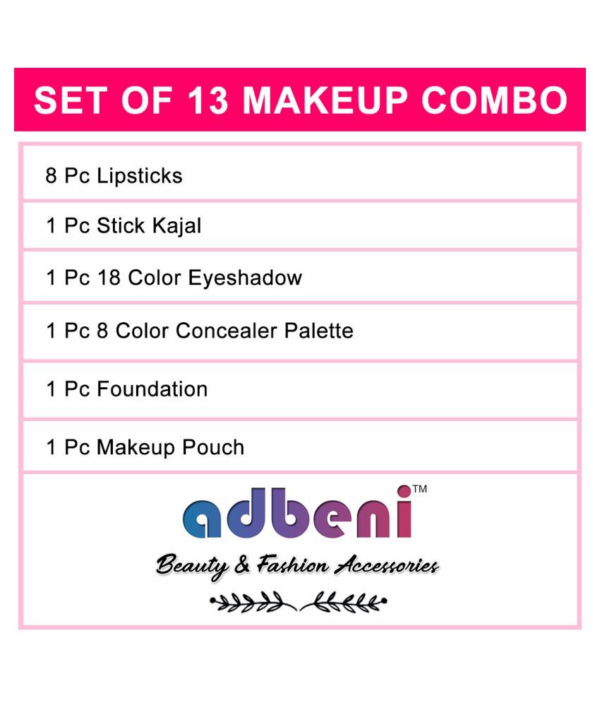 Adbeni Makeup Artist Choice Professional Shringar Makeup Kit 100 Buy