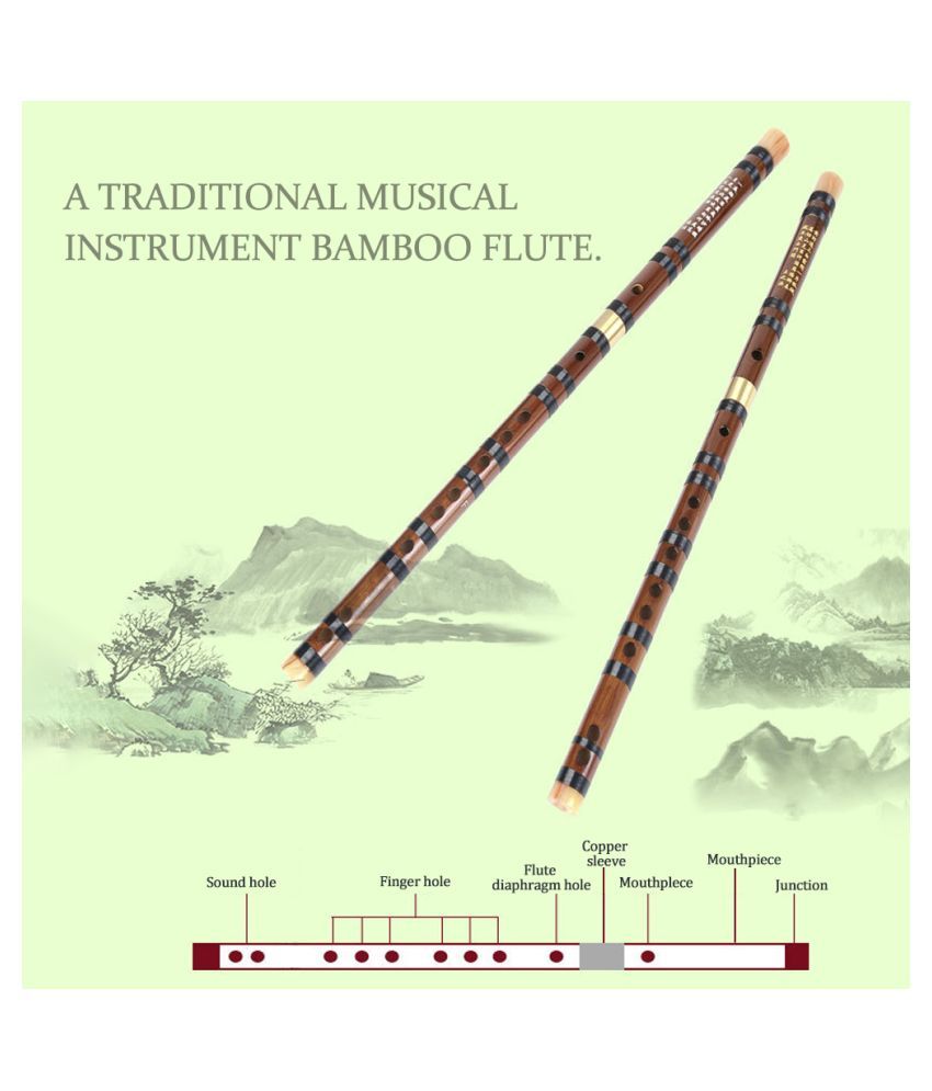 Cocoshope Bamboo Flute Woodwind Musical Instrument Beginner Learner Student Practice Training Traditional Handmade Professional Bamboo Flutes F Buy Cocoshope Bamboo Flute Woodwind Musical Instrument Beginner Learner Student Practice Training