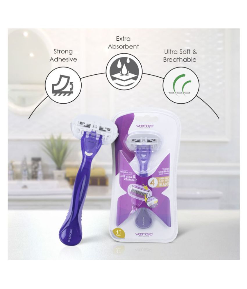 woomaya Hair Removal Razor Manual Razor 4 Pack of 4 Buy woomaya Hair