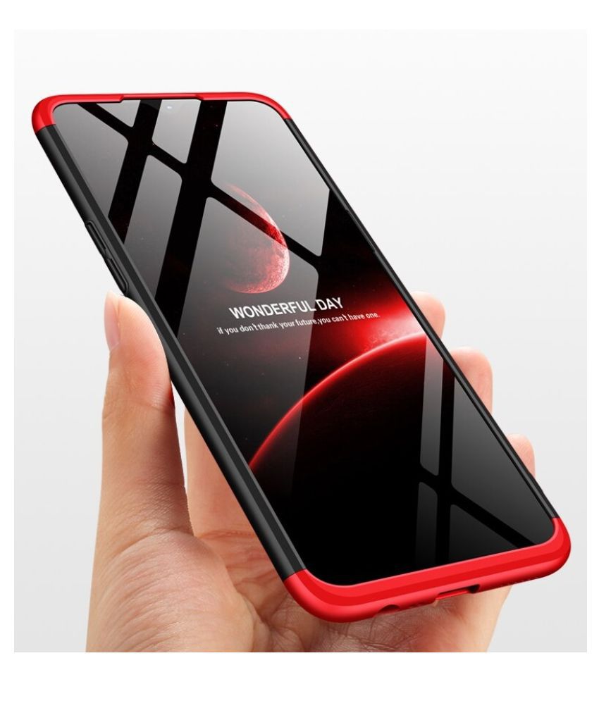 Realme 5 Pro Hybrid Covers JMA - Red Original Gkk 360° Protection ...
