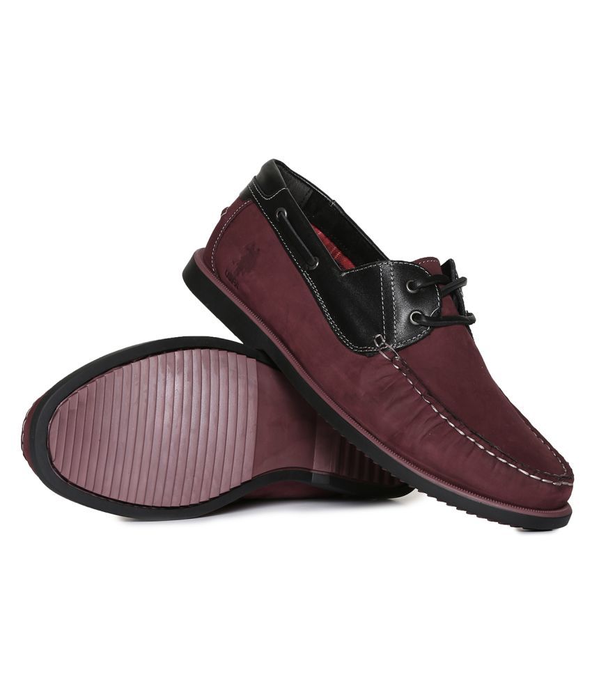 Polo Assn. Boat Purple Casual Shoes 