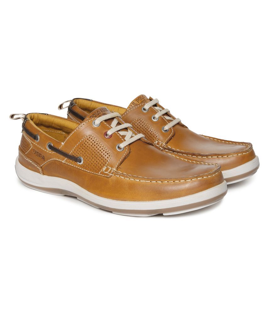 U.S. Polo Assn. Boat Brown Casual Shoes 