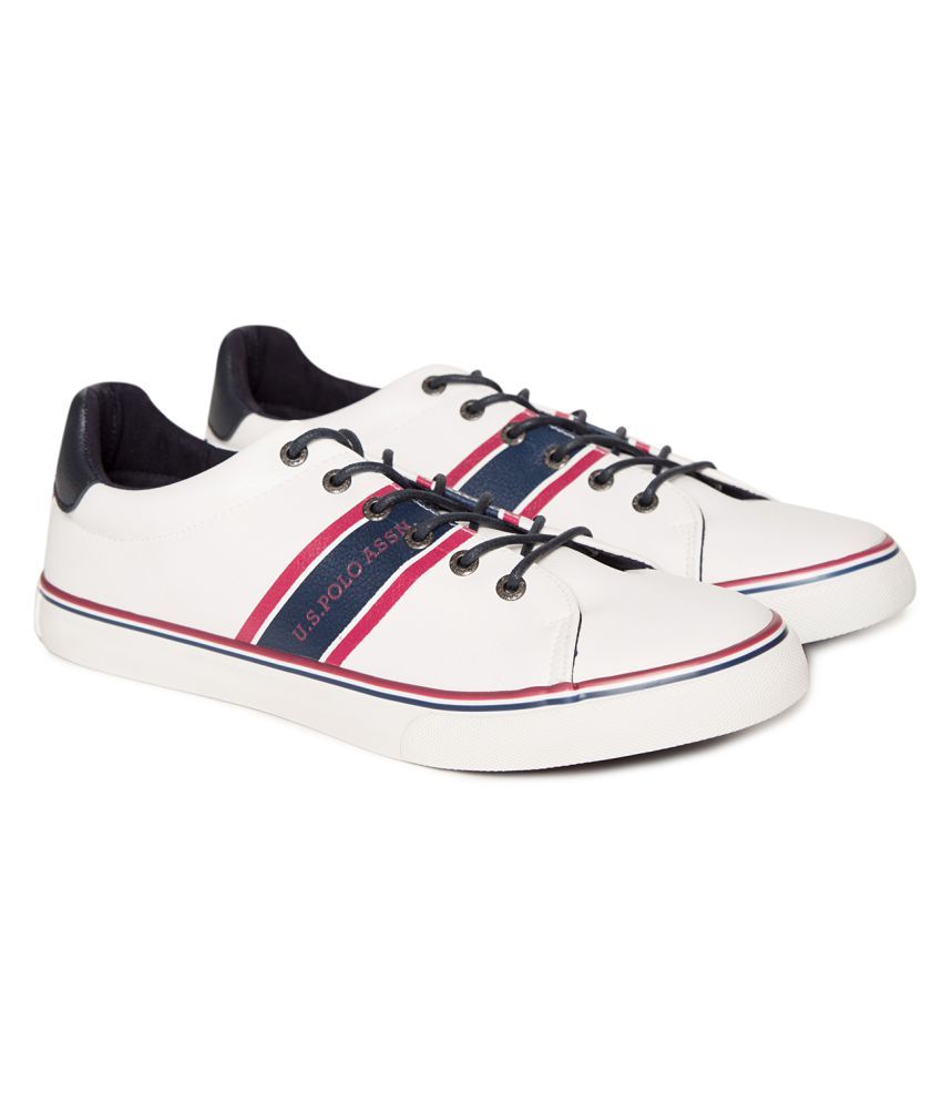 us polo shoes white sneakers