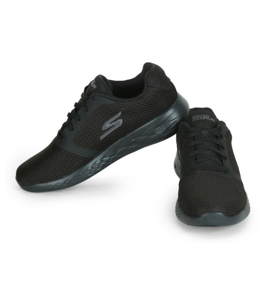 Skechers GO RUN 600-REFINE Black Running Shoes - Buy Skechers GO RUN 600-REFINE Black Running 