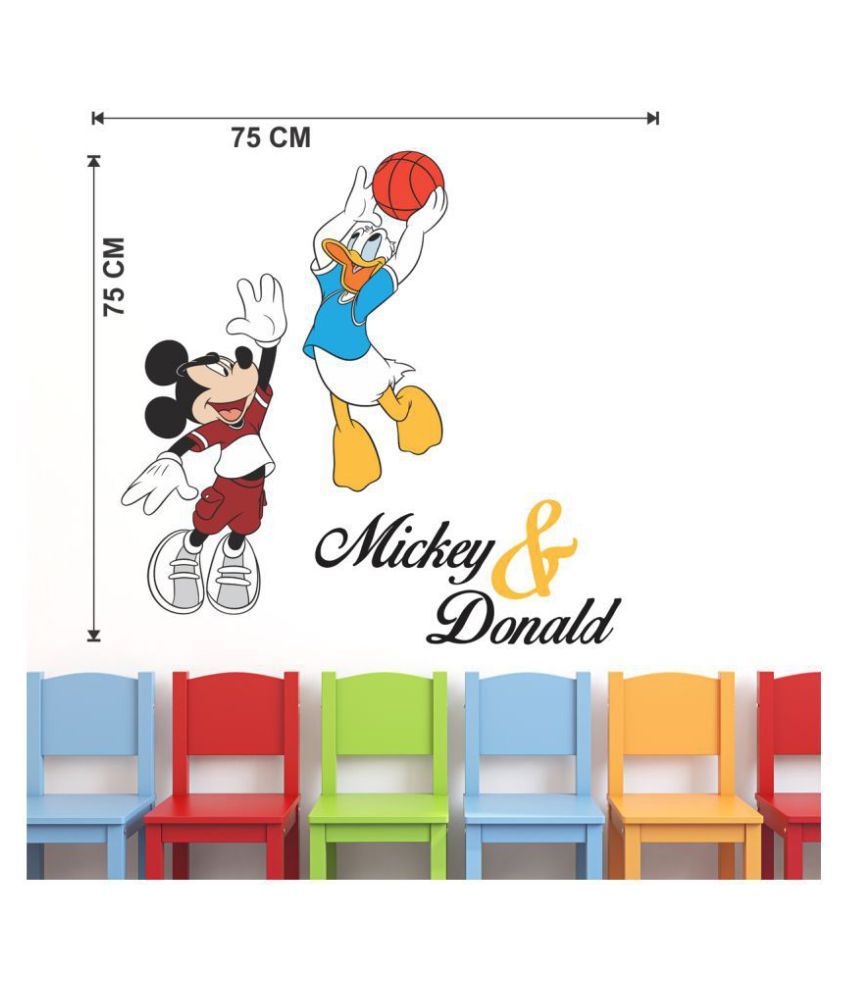doodad "Love & Love Only" Wallsticker Cartoon Characters Sticker ( 75 x