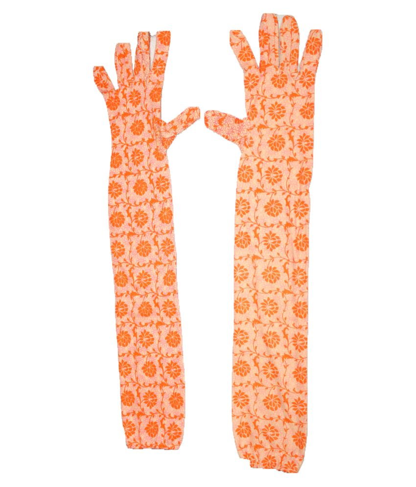 coloured cotton gloves