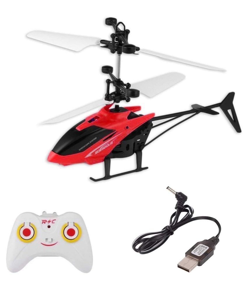 Infrared induction Helicopter Sensor Aircraft With Remote USB Charger