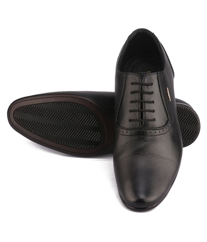 Red Chief Derby Genuine Leather Black Formal Shoes Price In India Buy Red Chief Derby Genuine