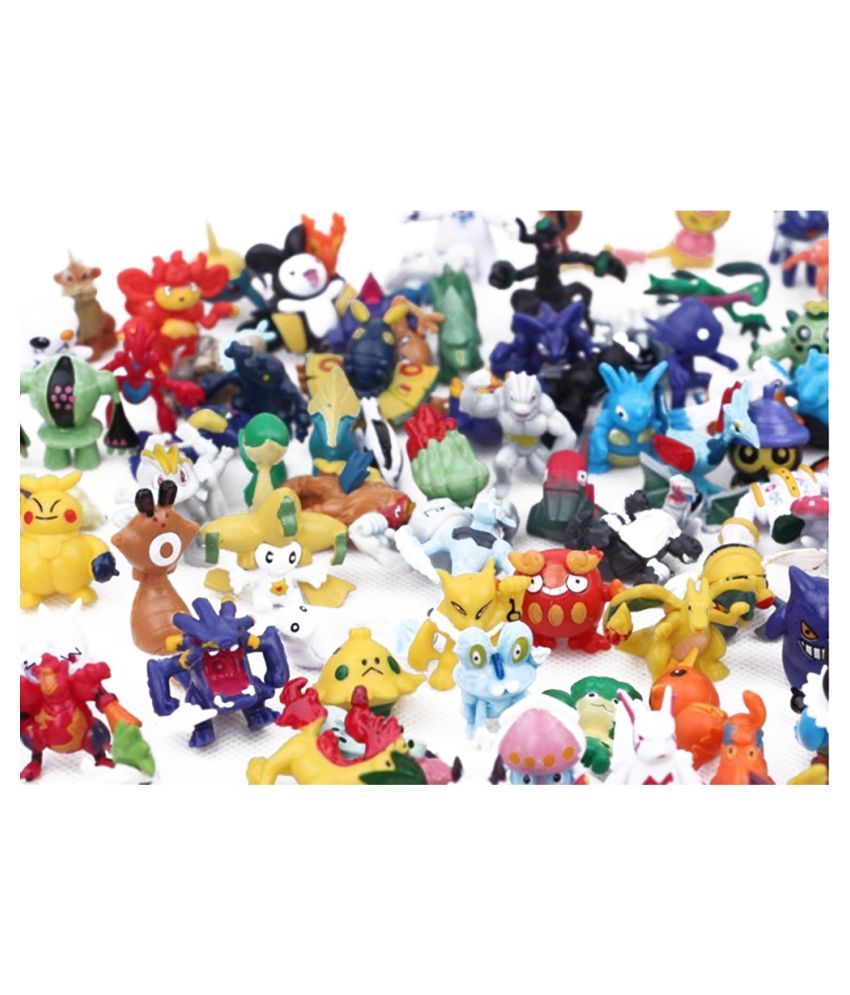 generic 1 complete set pokemon action figures multicolor 144pcs