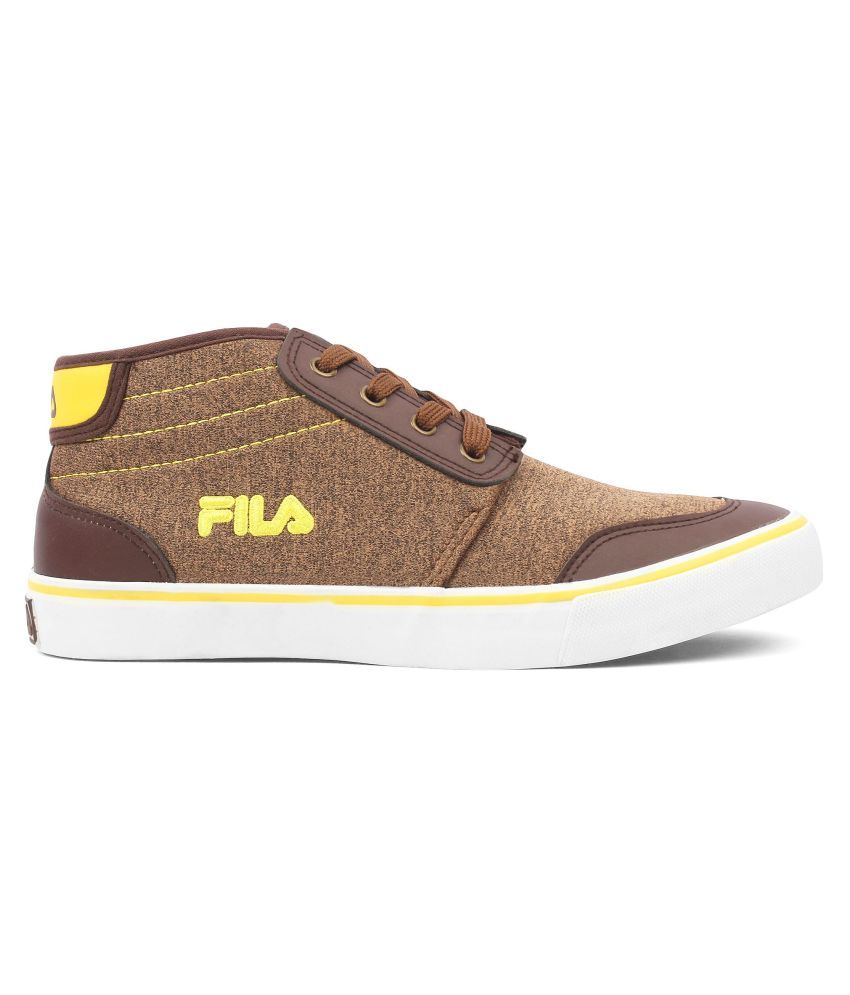 fila brown trainers