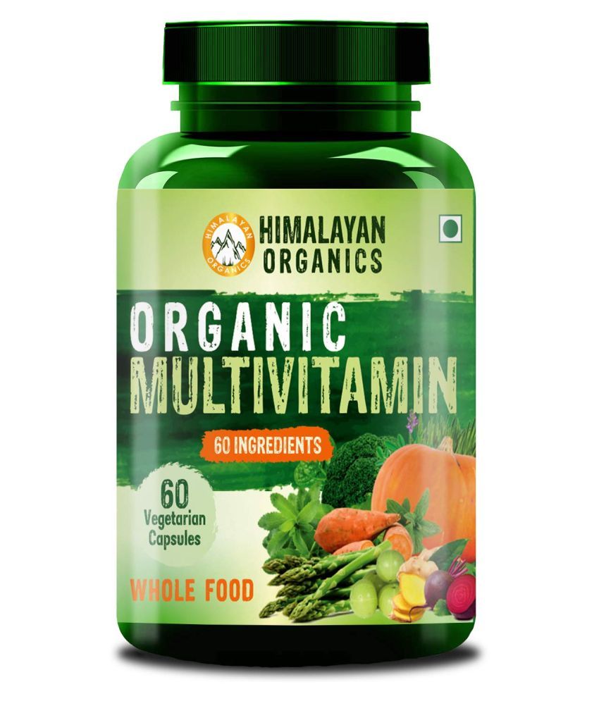 Himalayan Organics Organic Multivitamin with 60+ Certified Organic