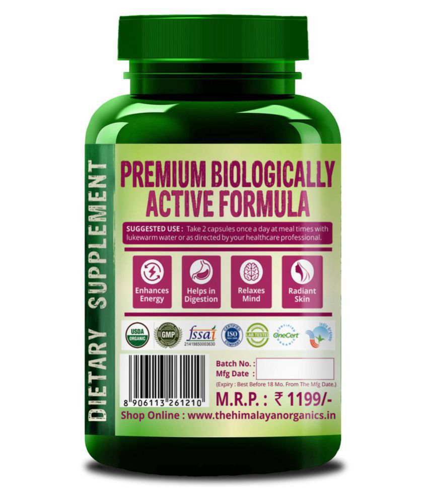 Himalayan Organics Organic B Complex Vitamins 120 no.s ...