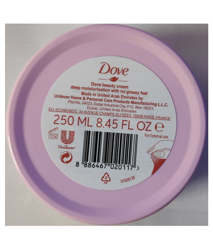 DOVE NOURISHING BODY CARE BEAUTY CREAM Moisturizer 250gm