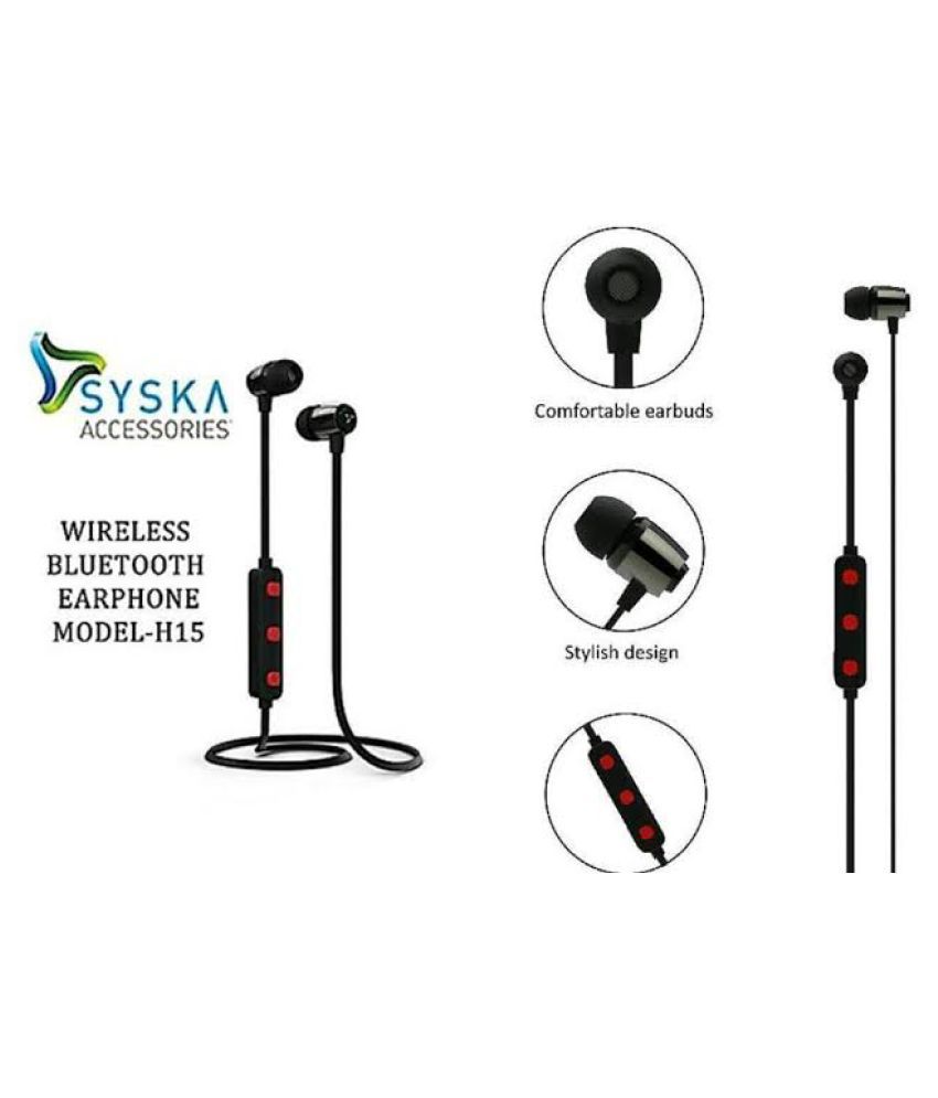 syska h15 bluetooth earphone