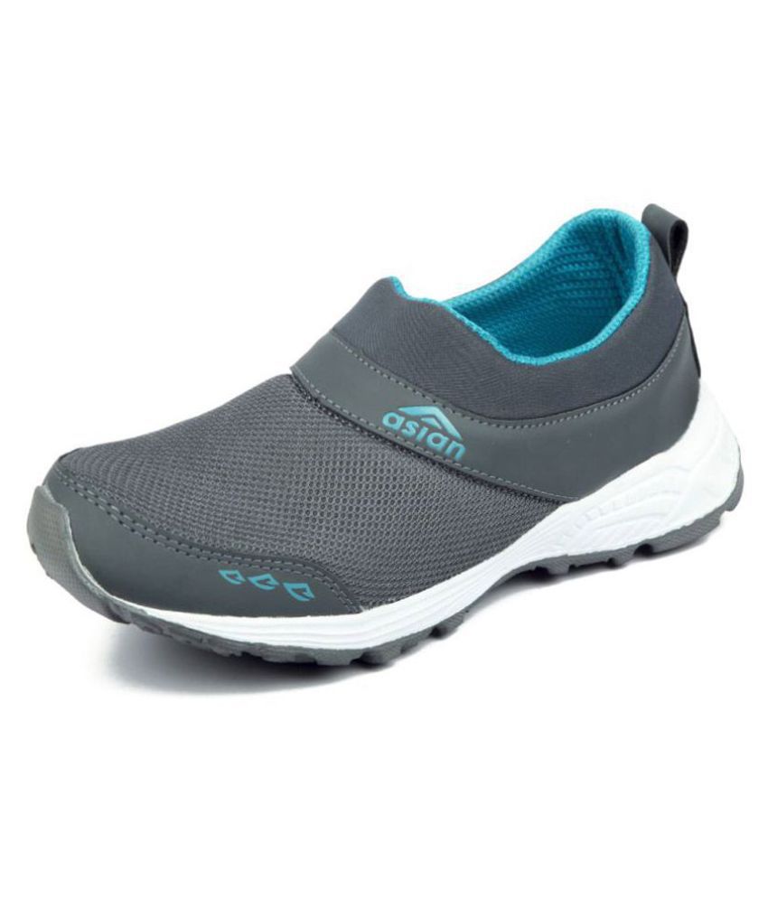     			ASIAN  Grey Men's Sports Running Shoes