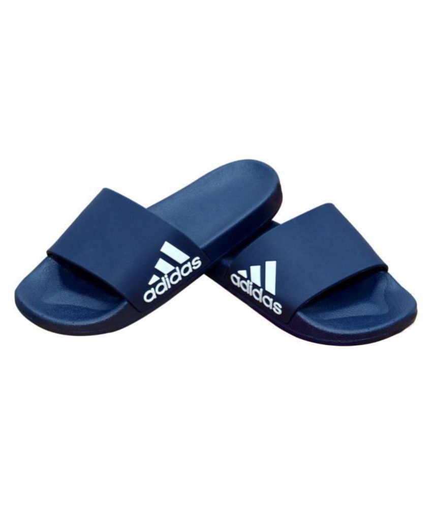 Adidas Blue Slide Flip flop Price in India- Buy Adidas Blue Slide Flip ...