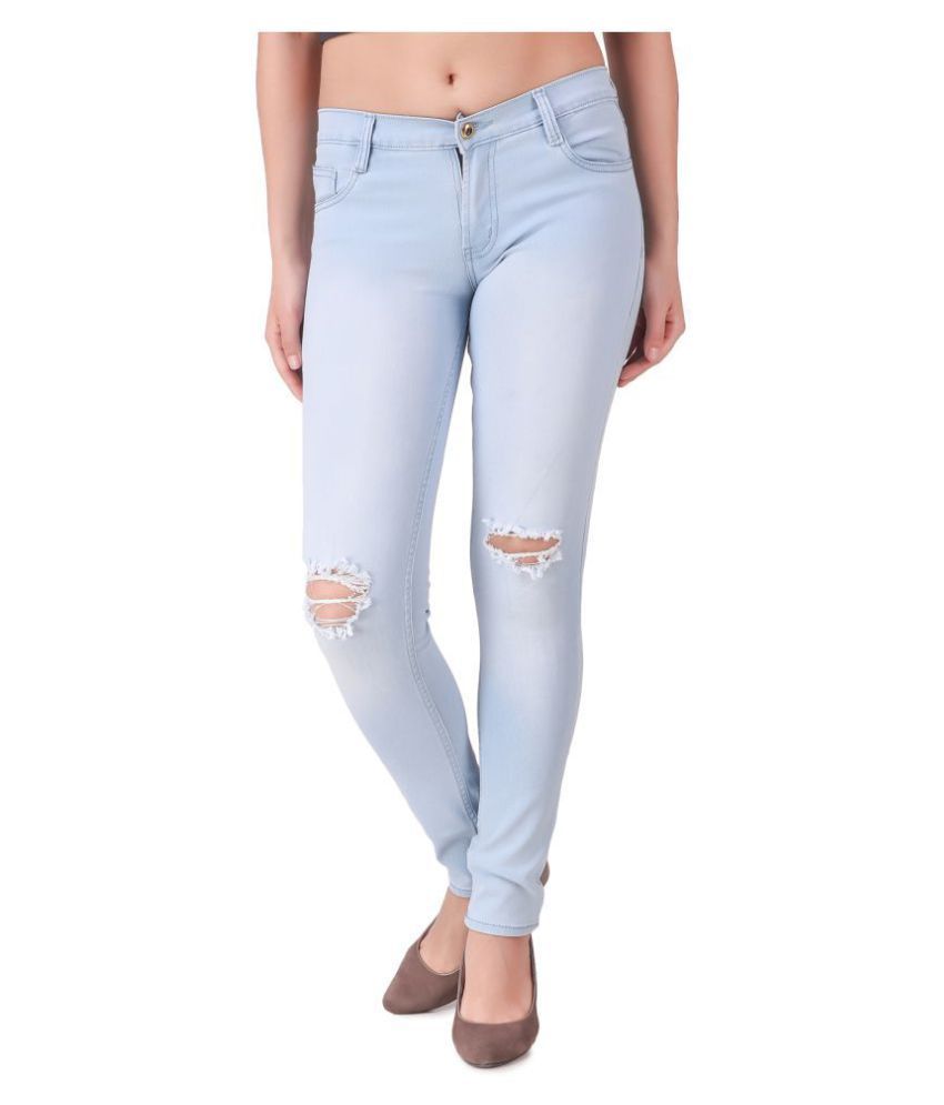 faint blue jeans