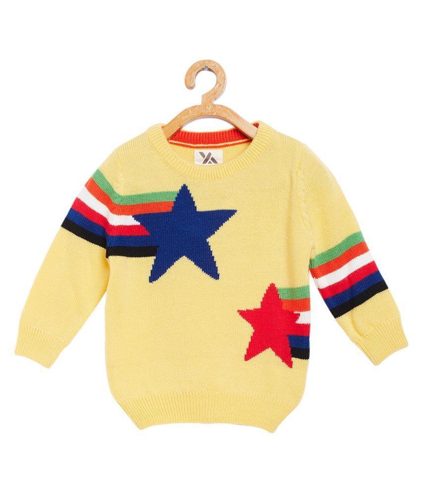 yellow star sweater