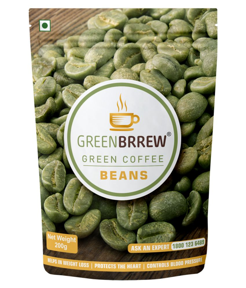 Greenbrrew Unroasted Green Coffee Beans for Weight Loss, 200g Buy