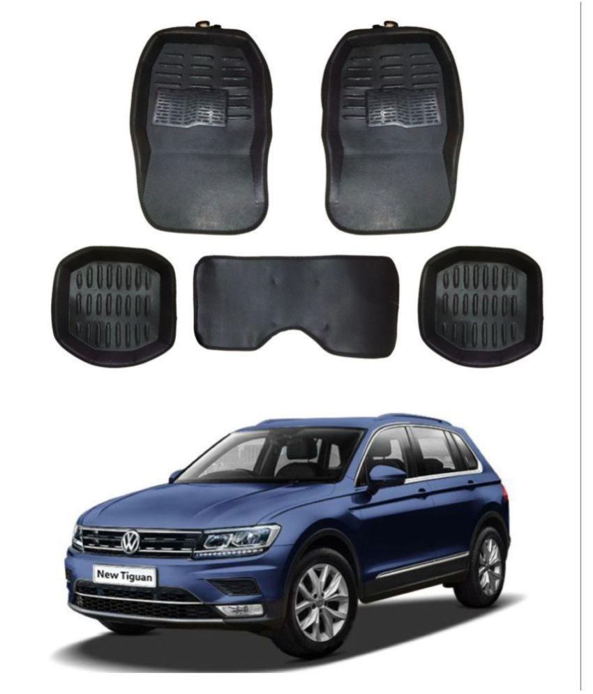 Trigcars Car Carpet Black Car Floor/Foot Mats For Volkswagen Tiguan ...