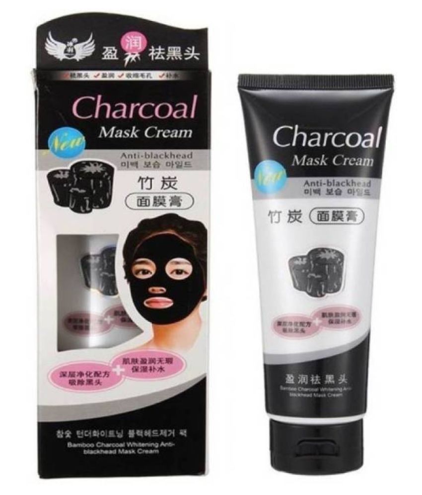     			Charcoal Black Mask (130 G) - Fairness Mask for All Skin Type (Pack of 1)