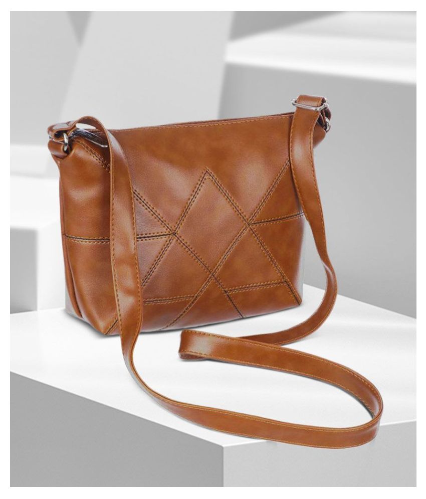 snapdeal leather bag