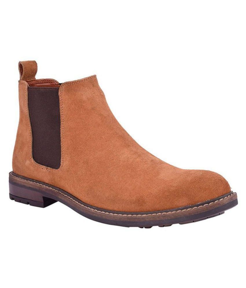 childrens tan chelsea boots