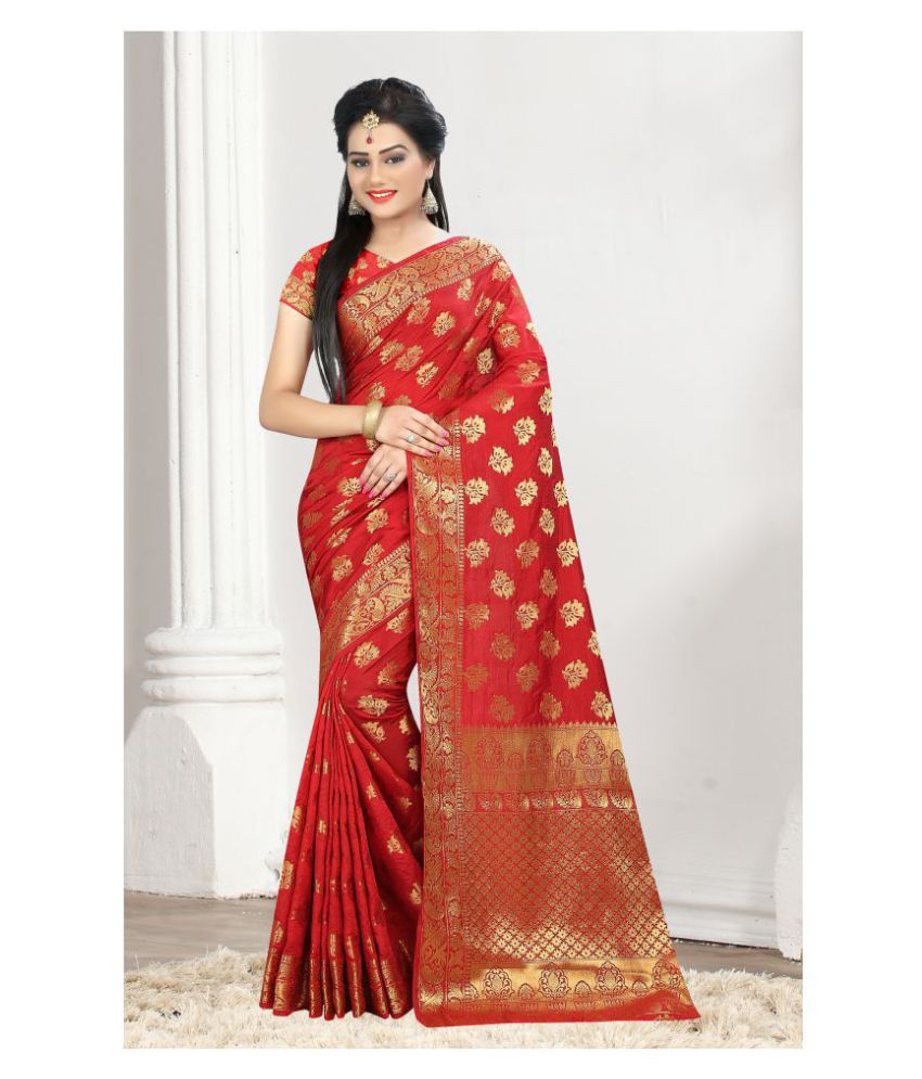     			Gazal Fashions - Multicolor Silk Saree With Blouse Piece (Pack of 1)